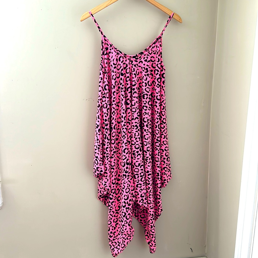 Cheetah print romper